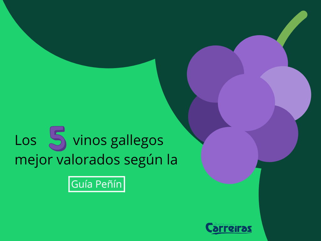 Los 5 vinos gallegos mejor puntuados según la Guía Peñín 2022